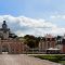 Barockschloß Bruchsal mit Schloßgarten